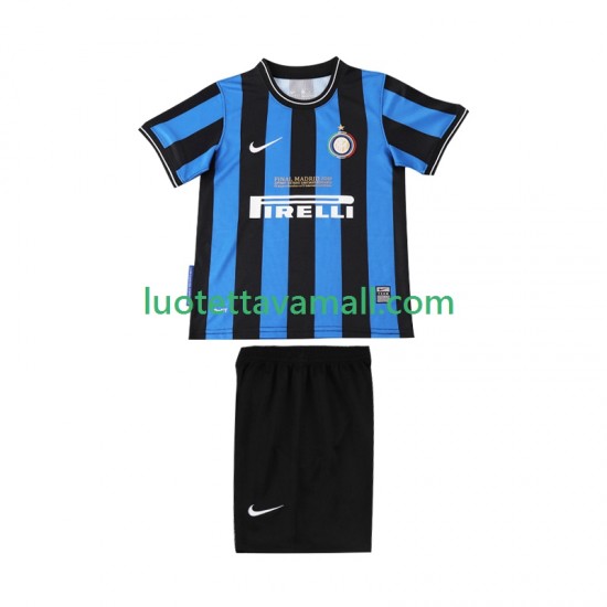 Lapset Inter Milan Retro 2009 2010 Lyhythihainen Fanipaita ,Koti