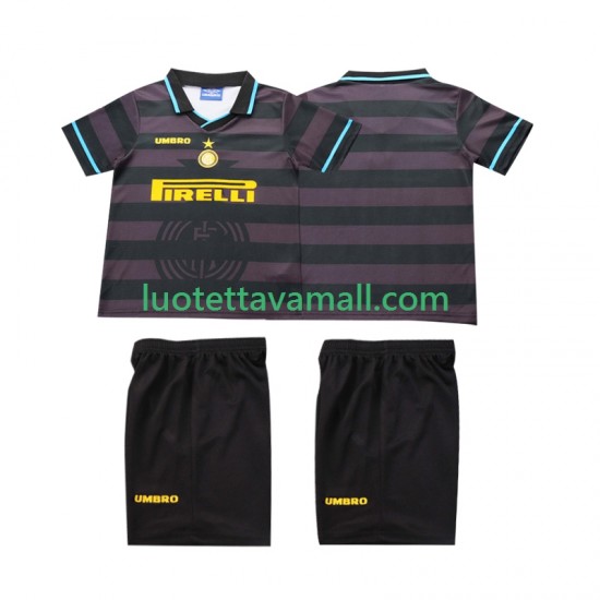 Lapset Inter Milan Retro 1997 1998 Lyhythihainen Fanipaita ,Kolmas