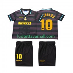 Lapset Inter Milan Ronaldo 10 Retro 1997 1998 Lyhythihainen Fanipaita ,Kolmas