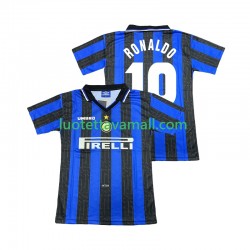 Miehet Inter Milan Ronaldo 10 Retro 1997 1998 Lyhythihainen Fanipaita ,Koti