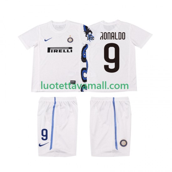 Lapset Inter Milan Ronaldo 9 Retro 2010 2011 Lyhythihainen Fanipaita ,Vieras