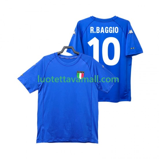 Miehet Italia Roberto Baggio 10 Retro 2000 Lyhythihainen Fanipaita ,Koti