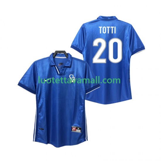 Miehet Italia Totti 20 Retro 1998 Lyhythihainen Fanipaita ,Koti