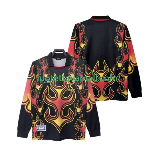 Miehet Japani Maalivahdin Retro 1998 Pitkähihainen Fanipaita ,Koti