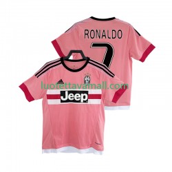 Miehet Juventus Cristiano Ronaldo 7 Retro 2016 2017 Lyhythihainen Fanipaita ,Vieras