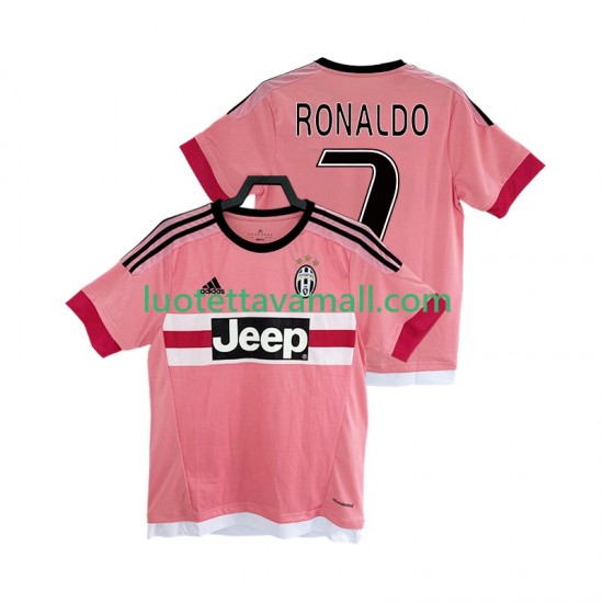 Miehet Juventus Cristiano Ronaldo 7 Retro 2016 2017 Lyhythihainen Fanipaita ,Vieras