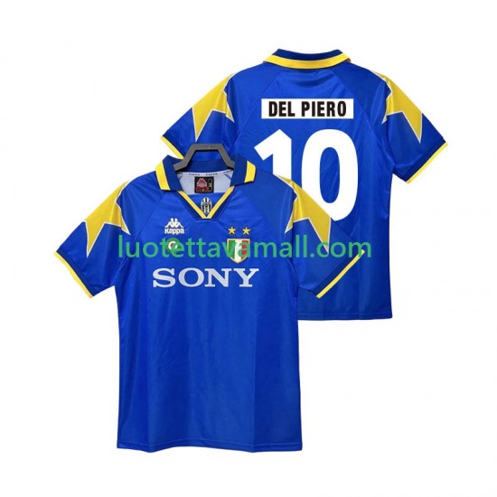 Miehet Juventus DEL PIERO 10 Retro 1995 1996 Lyhythihainen Fanipaita ,Vieras