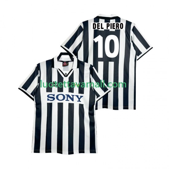 Miehet Juventus DEL PIERO 10 Retro 1995 1996 Lyhythihainen Fanipaita ,Koti