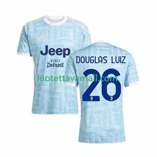 Miehet Juventus Douglas Luiz 26 2025-2026 Lyhythihainen Fanipaita ,Vieras