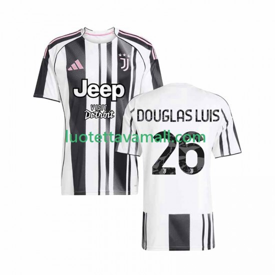 Miehet Juventus Douglas Luiz 26 2025-2026 Lyhythihainen Fanipaita ,Koti