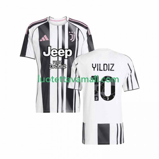 Miehet Juventus Kenan Yildiz 10 2025-2026 Lyhythihainen Fanipaita ,Koti