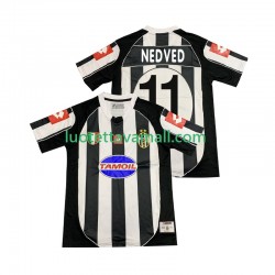 Miehet Juventus NEDVED 11 Retro 2002 2003 Lyhythihainen Fanipaita ,Koti