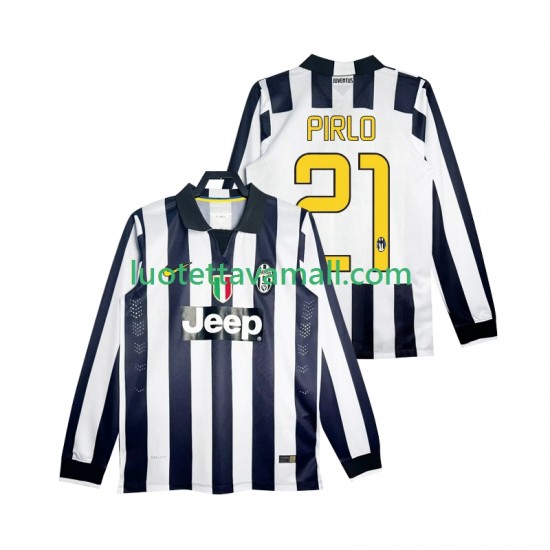 Miehet Juventus Pirlo 21 Retro 2014 2015 Pitkähihainen Fanipaita ,Koti
