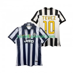 Miehet Juventus TEVEZ 10 Retro 2014 2015 Lyhythihainen Fanipaita ,Koti