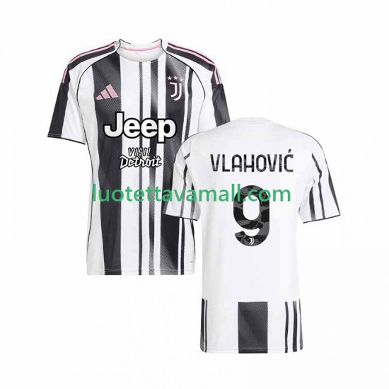 Miehet Juventus Vlahovic 9 2025-2026 Lyhythihainen Fanipaita ,Koti