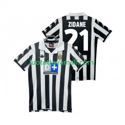 Miehet Juventus ZIDANE 21 Retro 1999 2000 Lyhythihainen Fanipaita ,Koti