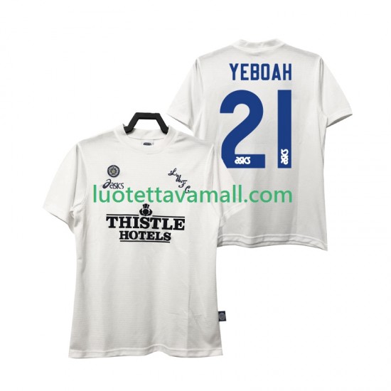 Miehet Leeds United YEBOAH 21 Retro 1995 1996 Lyhythihainen Fanipaita ,Koti
