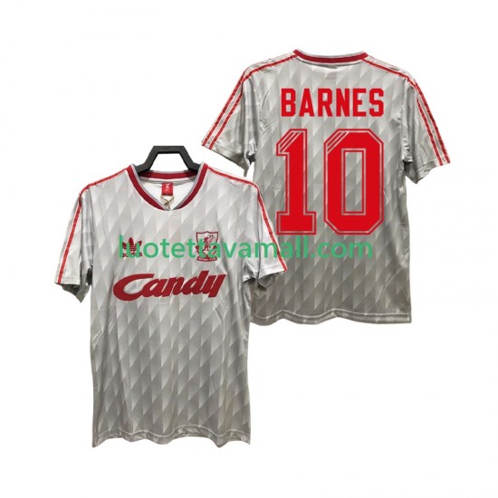Miehet Liverpool BARNES 10 Retro 1989 1991 Lyhythihainen Fanipaita ,Vieras