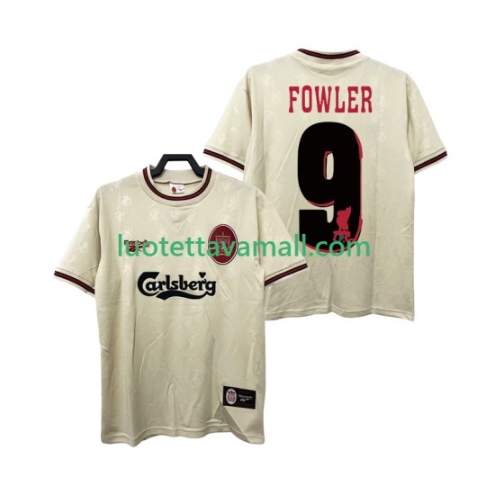 Miehet Liverpool FOWLER 9 Retro 1996 1997 Lyhythihainen Fanipaita ,Vieras