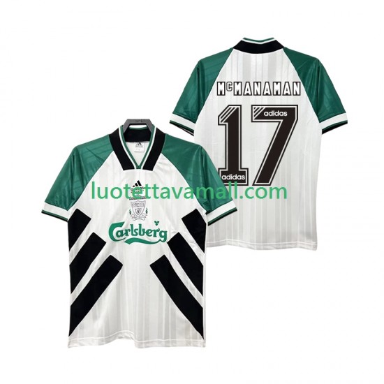Miehet Liverpool MCMANAMAN 17 Retro 1993 1995 Lyhythihainen Fanipaita ,Vieras