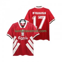 Miehet Liverpool MCMANAMAN 17 Retro 1993 1995 Lyhythihainen Fanipaita ,Koti