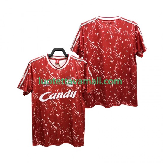 Miehet Liverpool Retro 1989 1991 Lyhythihainen Fanipaita ,Koti