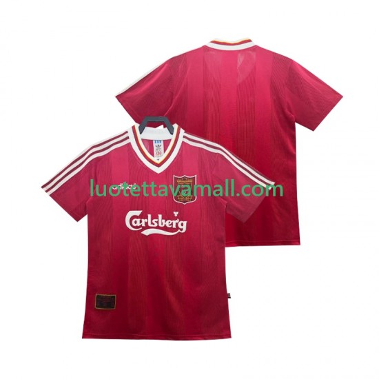 Miehet Liverpool Retro 1995 1996 Lyhythihainen Fanipaita ,Koti