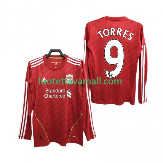 Miehet Liverpool Torres 9 Retro 2010 2012 Pitkähihainen Fanipaita ,Koti