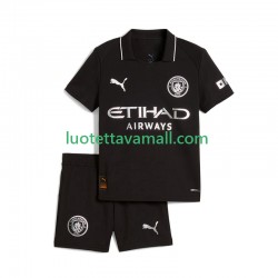 Lapset Manchester City 2025-2026 Lyhythihainen Fanipaita ,Vieras