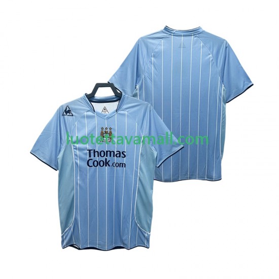 Miehet Manchester City Retro 2007 2008 Lyhythihainen Fanipaita ,Koti