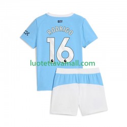 Lapset Manchester City Rodrigo Hernandez 16 2025-2026 Lyhythihainen Fanipaita ,Koti