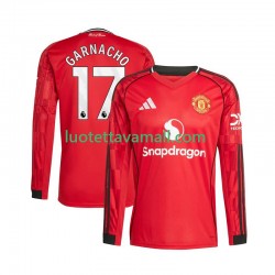 Miehet Manchester United Alejandro Garnacho 17 2025-2026 Pitkähihainen Fanipaita ,Koti