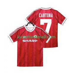 Miehet Manchester United CANTONA 7 Retro 1990 1992 Lyhythihainen Fanipaita ,Koti