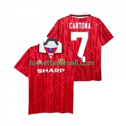 Miehet Manchester United CANTONA 7 Retro 1992 1994 Lyhythihainen Fanipaita ,Koti