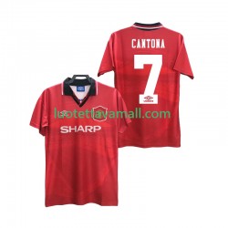 Miehet Manchester United CANTONA 7 Retro 1994 1996 Lyhythihainen Fanipaita ,Koti