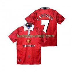 Miehet Manchester United CANTONA 7 Retro 1996 1997 Lyhythihainen Fanipaita ,Koti
