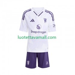 Lapset Manchester United 2025-2026 Lyhythihainen Fanipaita ,Vieras