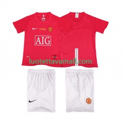 Lapset Manchester United Retro Champions League 2007 2008 Lyhythihainen Fanipaita ,Koti