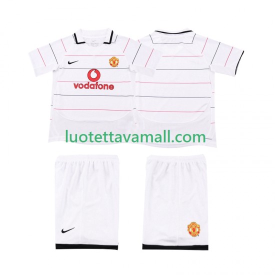 Lapset Manchester United Retro 2003 2006 Lyhythihainen Fanipaita ,Kolmas
