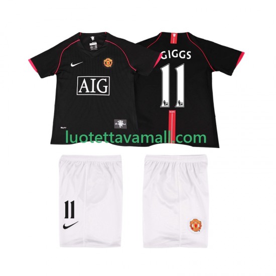 Lapset Manchester United GIGGS 11 Retro 2007 2008 Lyhythihainen Fanipaita ,Vieras