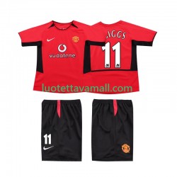 Lapset Manchester United GIGGS 11 Retro 2002 2004 Lyhythihainen Fanipaita ,Koti