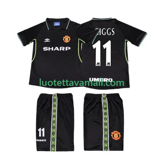 Lapset Manchester United GIGGS 11 Retro 1998 1999 Lyhythihainen Fanipaita ,Kolmas