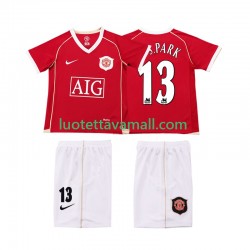 Lapset Manchester United J.S.PARK 13 Retro 2006 2007 Lyhythihainen Fanipaita ,Koti
