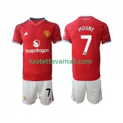 Lapset Manchester United Mason Mount 7 2025-2026 Lyhythihainen Fanipaita ,Koti