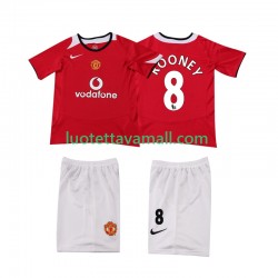 Lapset Manchester United ROONEY 8 Retro 2005 2006 Lyhythihainen Fanipaita ,Koti