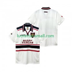 Miehet Manchester United Retro 1998 1999 Lyhythihainen Fanipaita ,Vieras