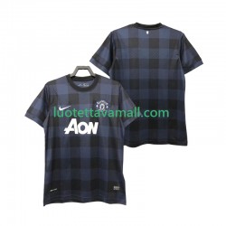 Miehet Manchester United Retro 2013 2014 Lyhythihainen Fanipaita ,Vieras