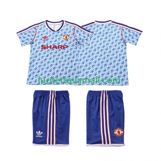 Lapset Manchester United Retro 1990 1992 Lyhythihainen Fanipaita ,Vieras