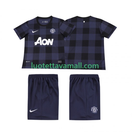 Lapset Manchester United Retro 2013 2014 Lyhythihainen Fanipaita ,Vieras