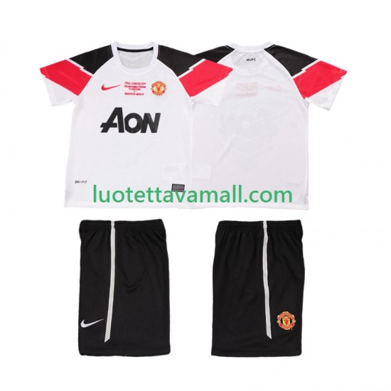 Lapset Manchester United Retro Champions League 2011 2012 Lyhythihainen Fanipaita ,Kolmas